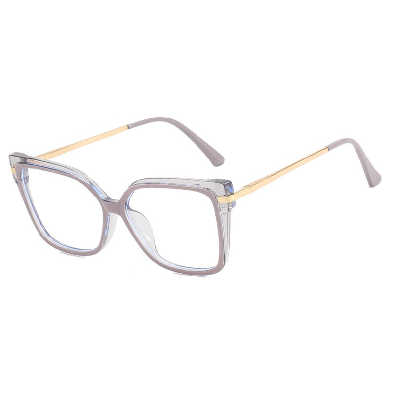 Square frame anti blue light glasses 2025 new women's glasses frame anti-blue light ins glasses