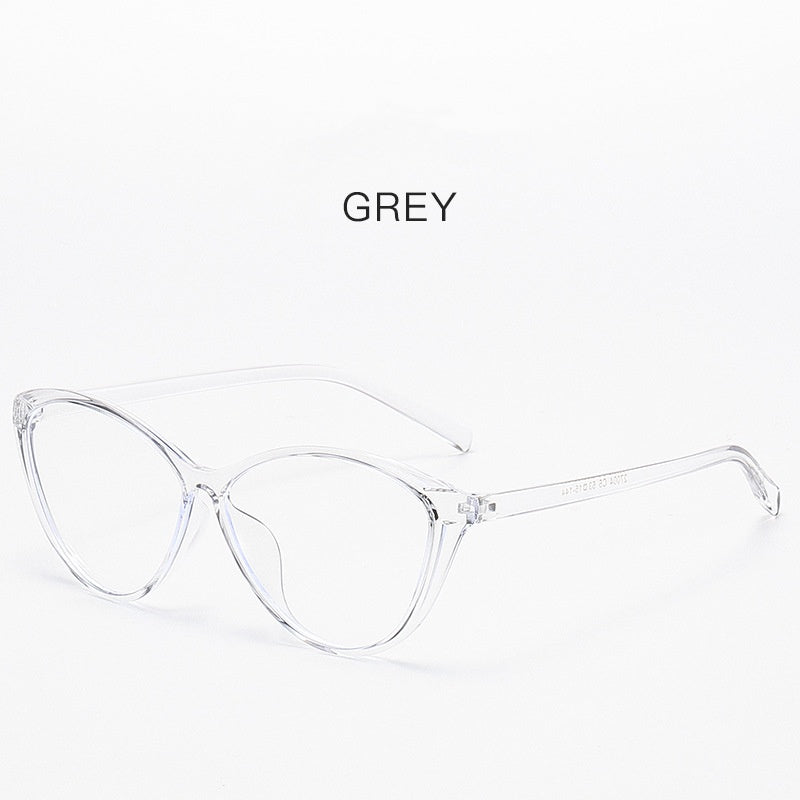 2025 Fashion TR90 Ultralight cat-eye frame for women ins retro anti-blue light glasses frame