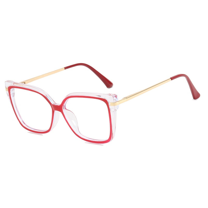 Square frame anti blue light glasses 2025 new women's glasses frame anti-blue light ins glasses