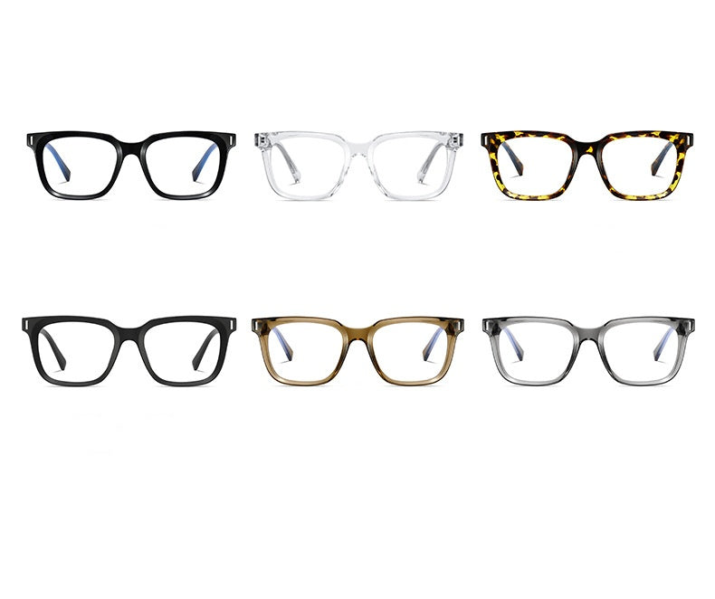 Classical square frame acetate glasses high quality tortoise shell eyewear glasses