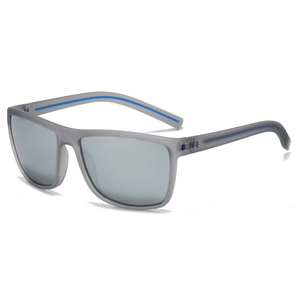 High quality pc frame sunglasses sport outdoor blue lens orange lens sunglasses
