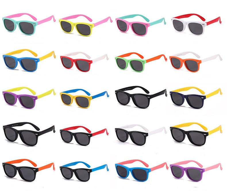 High quality new fashion kids sunglasses candy colorful kids sunglasses