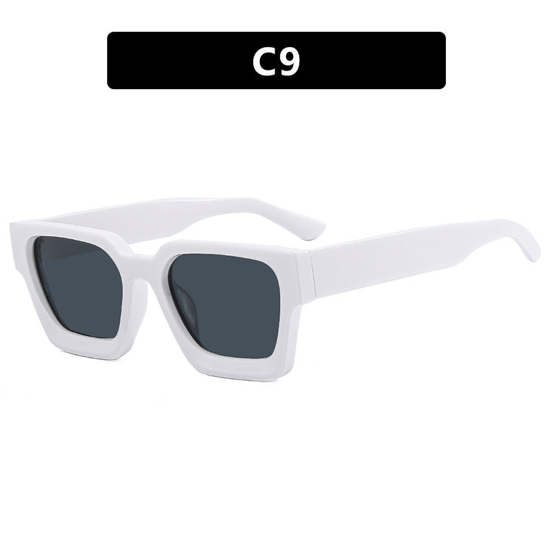 High quality square hot sale sunglasses leopard print oversized sunglasses