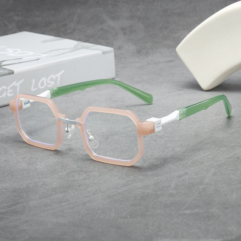 High quality square fashion sunglasses irregular frame tortoise shell sunglasses