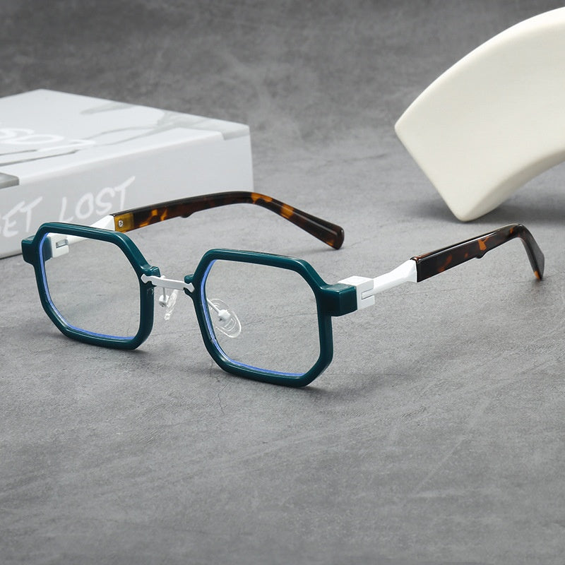 High quality square fashion sunglasses irregular frame tortoise shell sunglasses