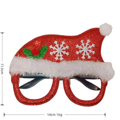 Christmas red green color kids sunglasses Deer shape kids fashion sunglasses