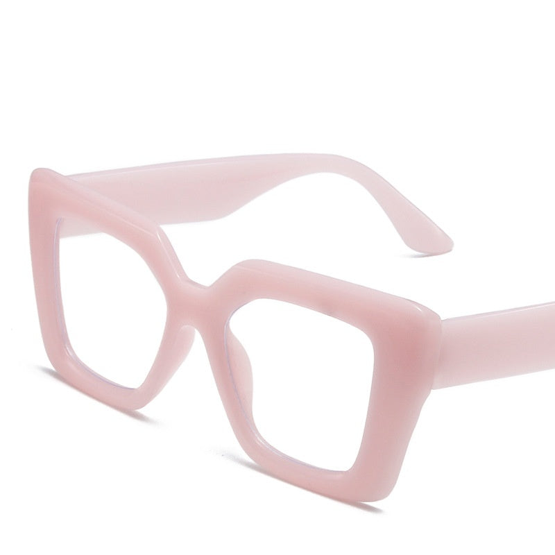 Custom logo candy colorful square frame sunglasses uv400 oversized sunglasses
