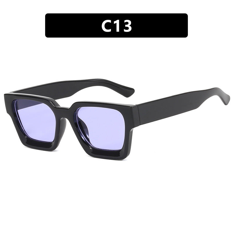 High quality square hot sale sunglasses leopard print oversized sunglasses