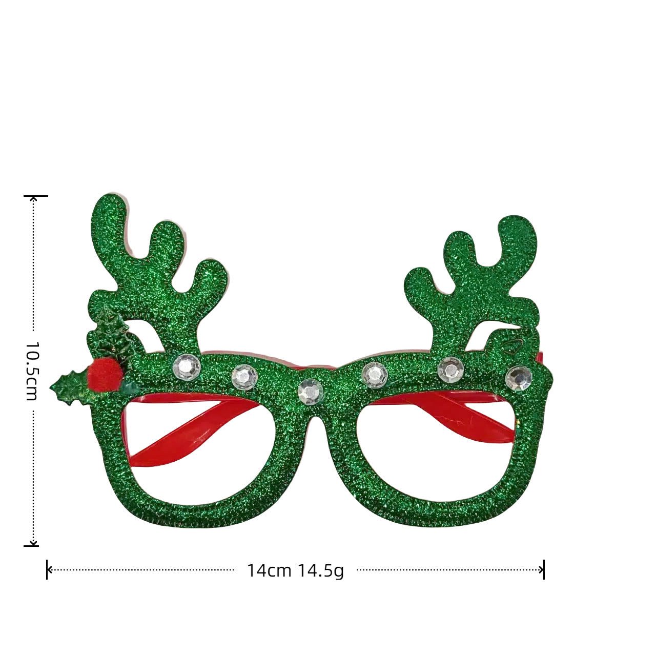 Christmas red green color kids sunglasses Deer shape kids fashion sunglasses