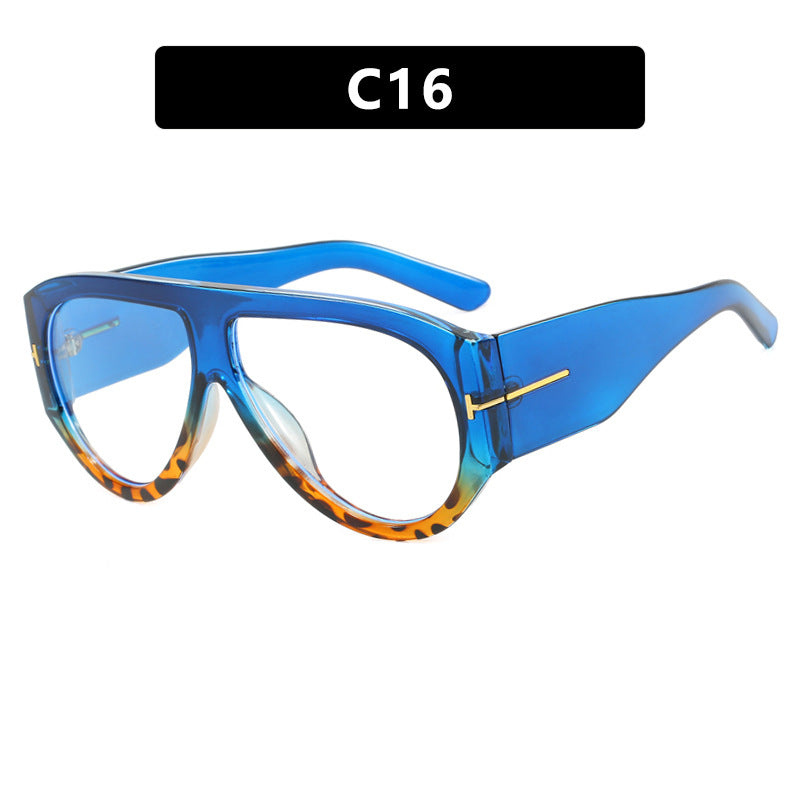 Brand designer tortoise shell sunglasses hot sale gradient colorful round sunglasses