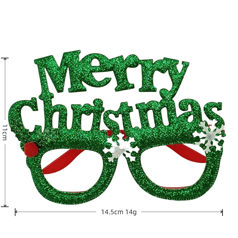 Christmas red green color kids sunglasses Deer shape kids fashion sunglasses