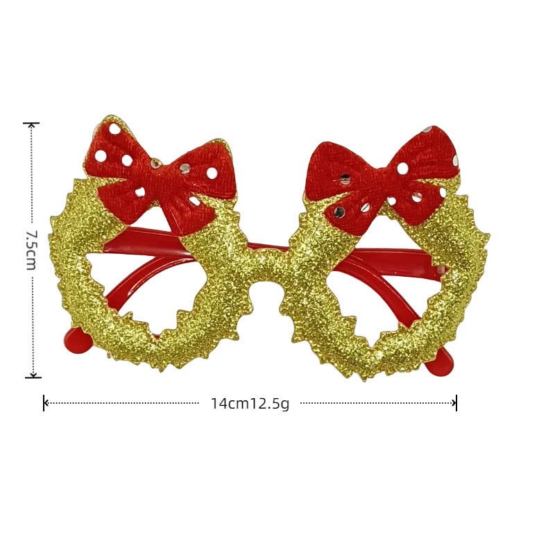 Christmas red green color kids sunglasses Deer shape kids fashion sunglasses