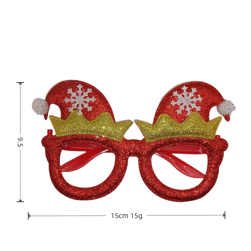 Christmas red green color kids sunglasses Deer shape kids fashion sunglasses