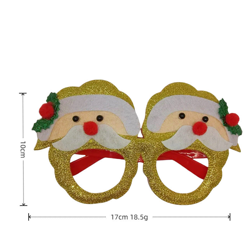 Christmas red green color kids sunglasses Deer shape kids fashion sunglasses